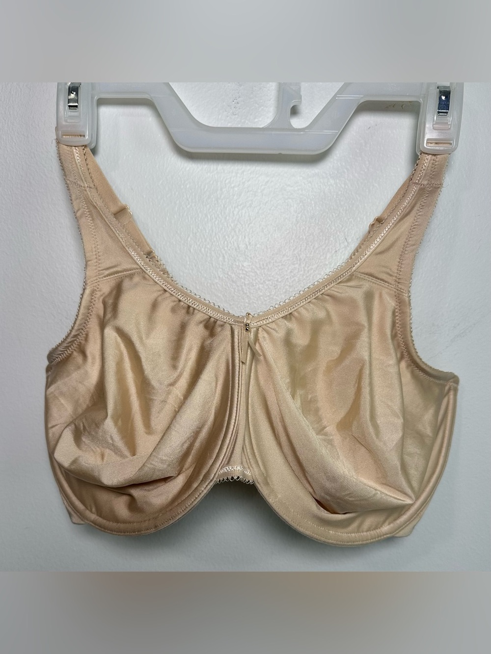 Wacoal Nude Satin Full Coverage Underwire Bra Size 36 H